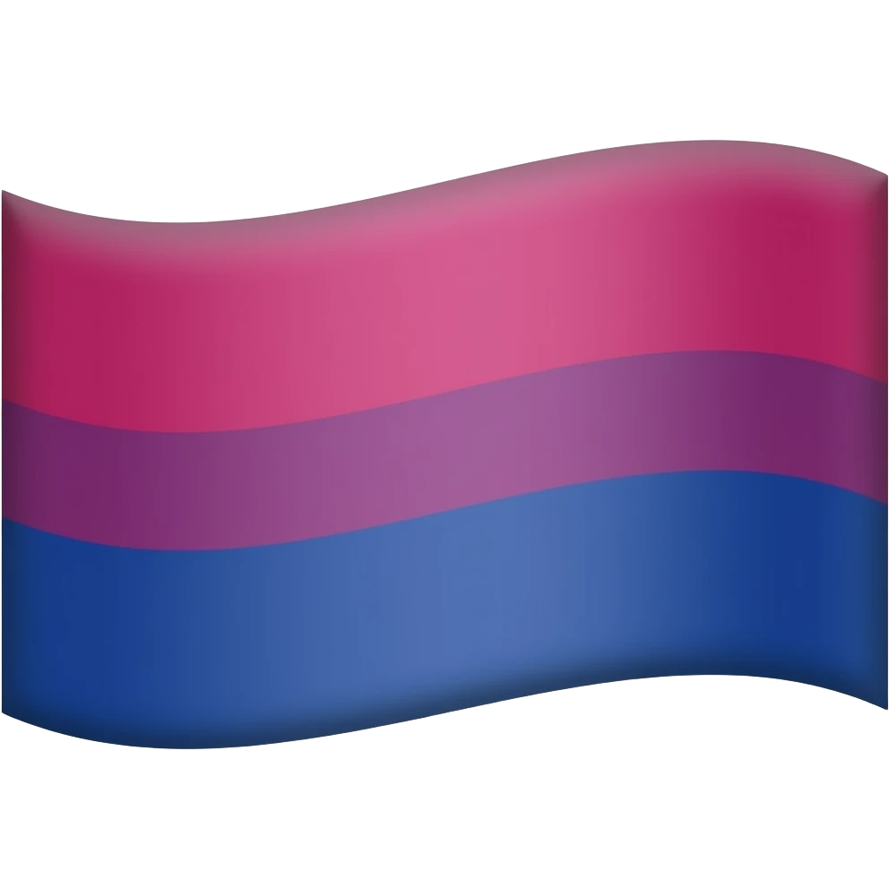 bandera bisexual emoji