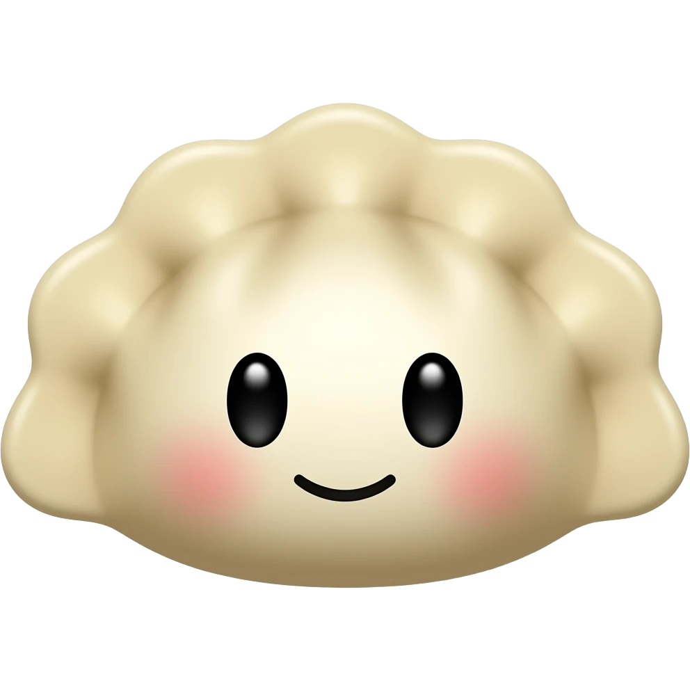 Dumpling toy emoji
