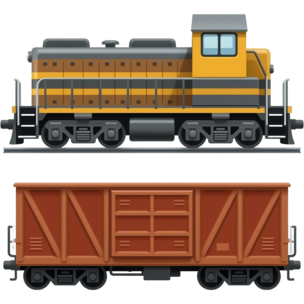 🚂🚃 emoji