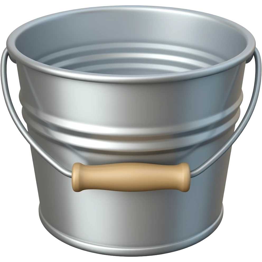STEEL BUCKET emoji | AI Emoji Generator
