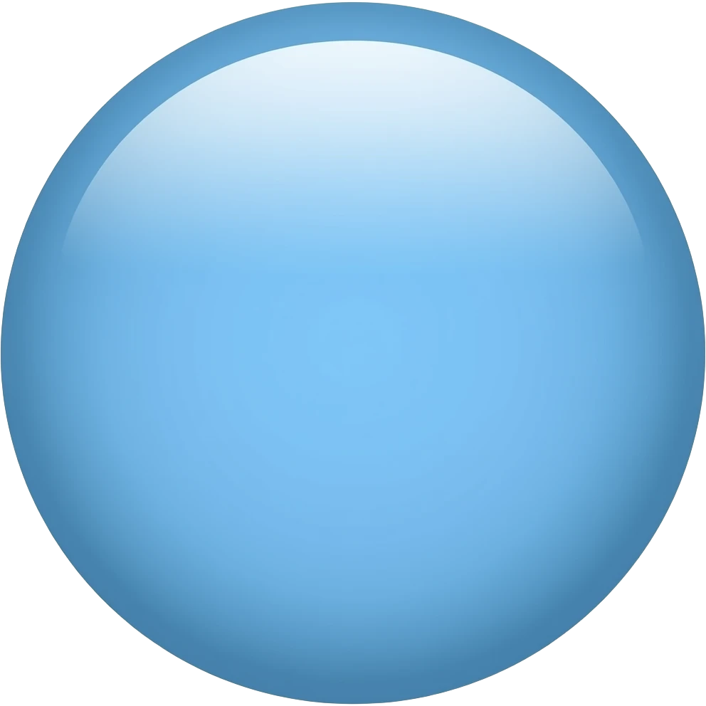 Blue colour emoji