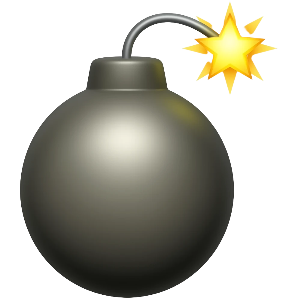 bomb emoji