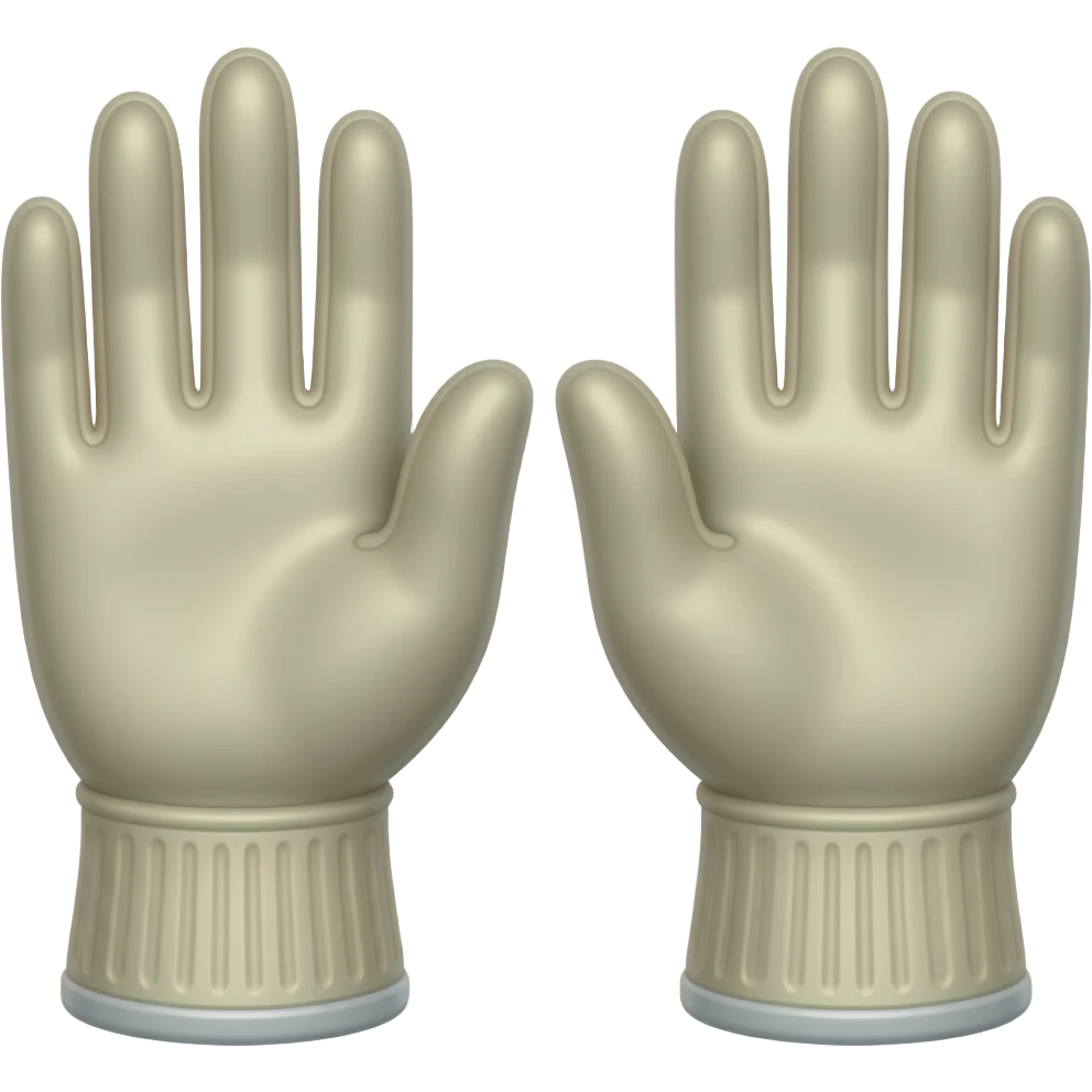 fishing gloves emoji