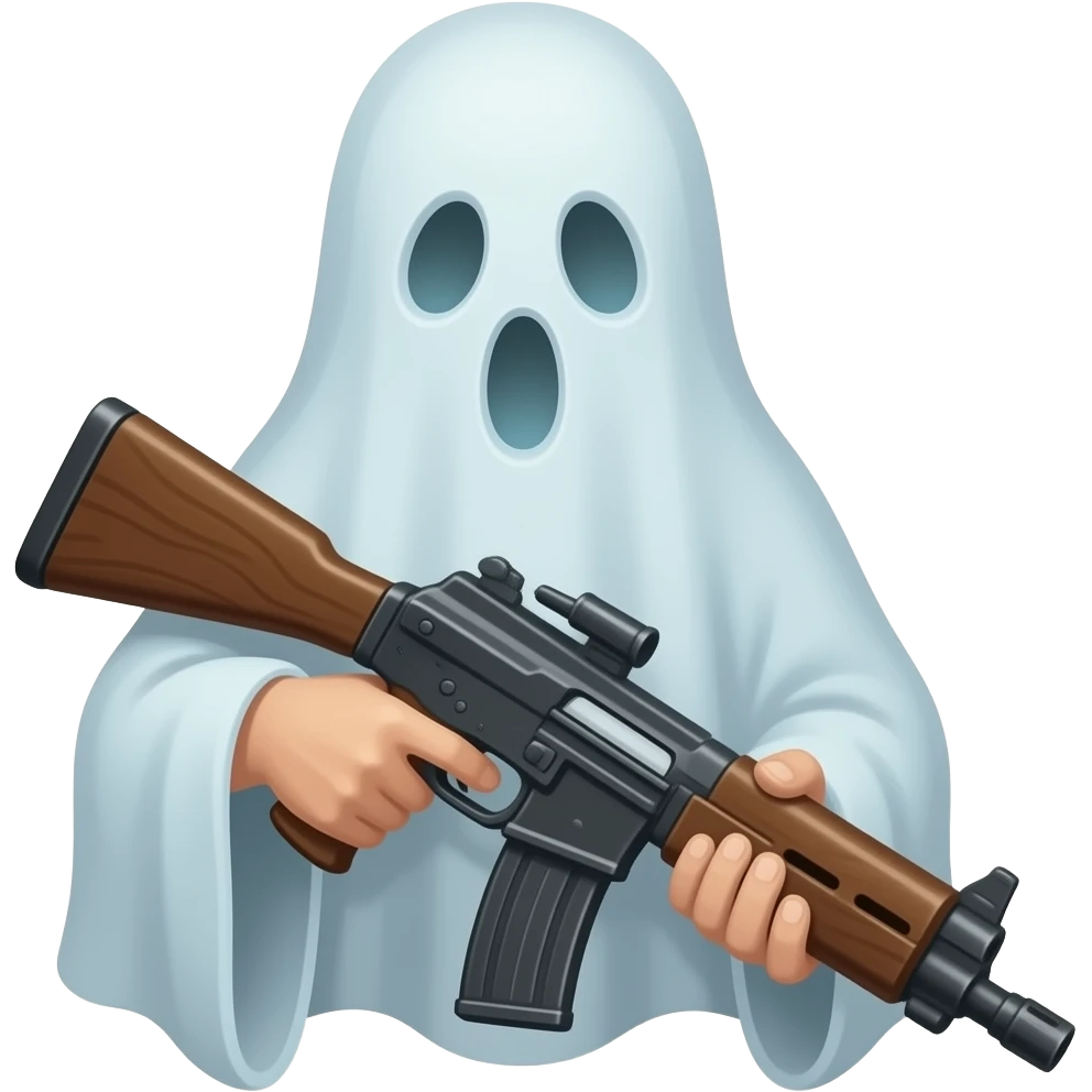 👻 Con arma emoji