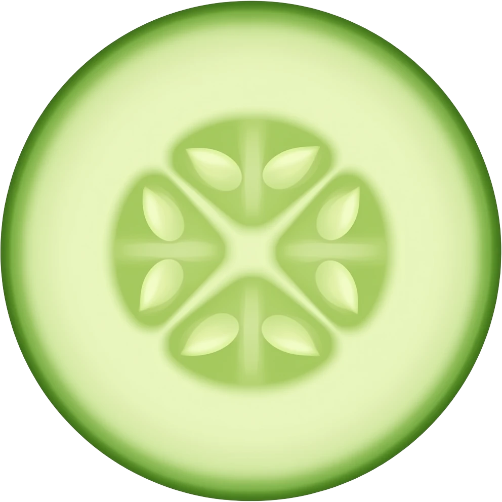 any sliced whole cucumber emoji