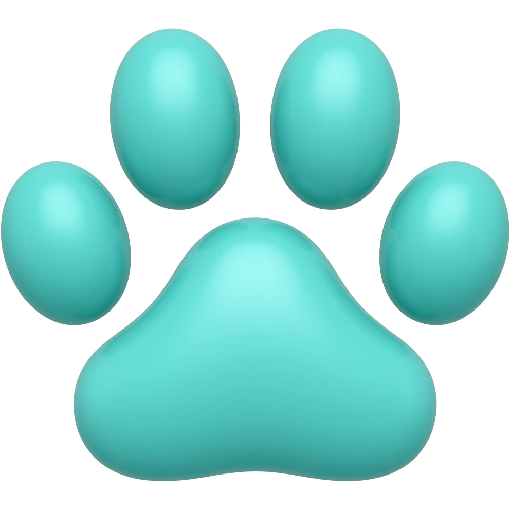 6BB4E4 paw imogi emoji