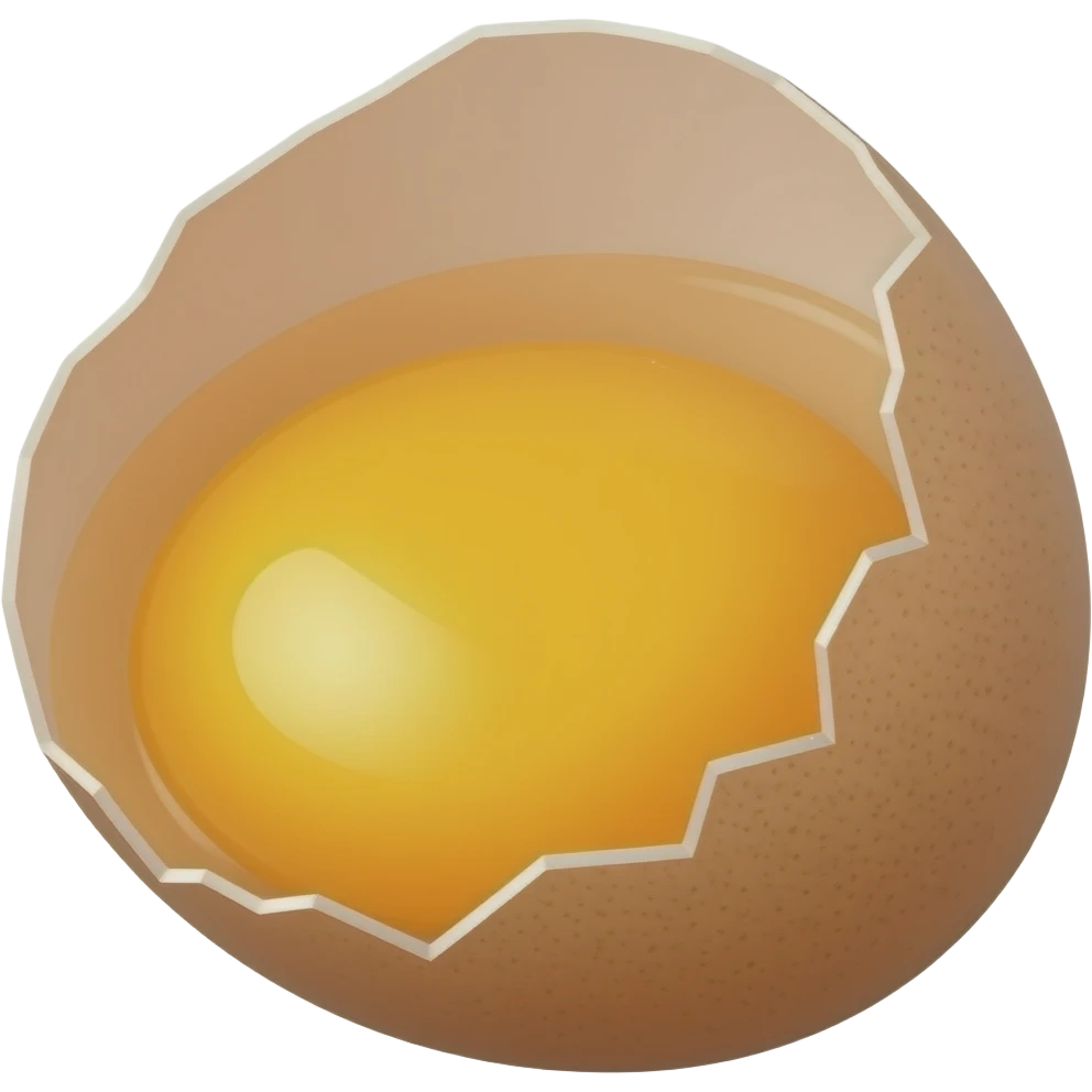 egg cracking check emoji