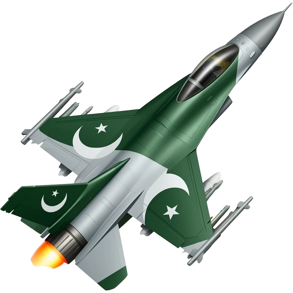 Pakistani Fighter jet taking down indian jet emoji