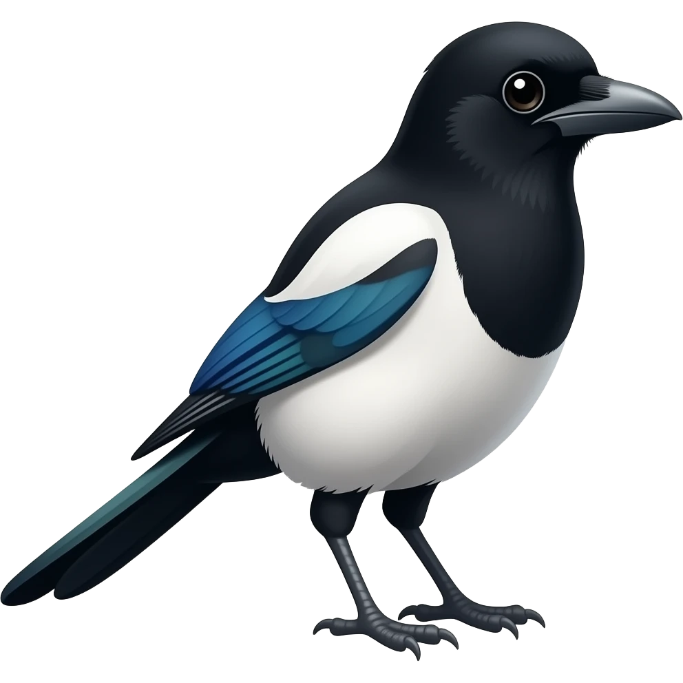 Magpie emoji