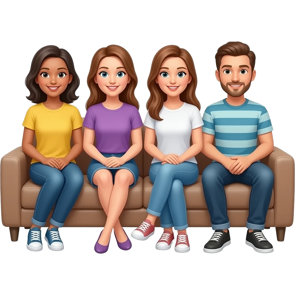 Friends sitcom emoji