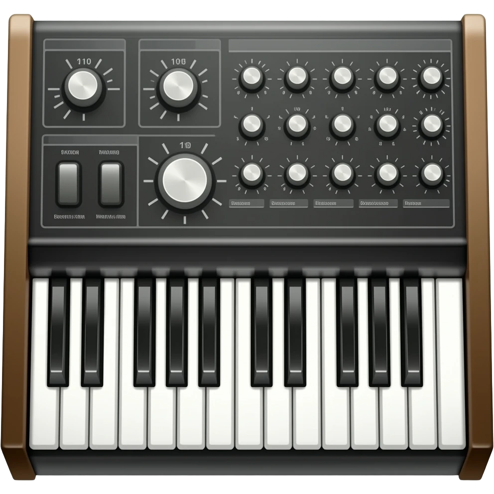 analog synth emoji