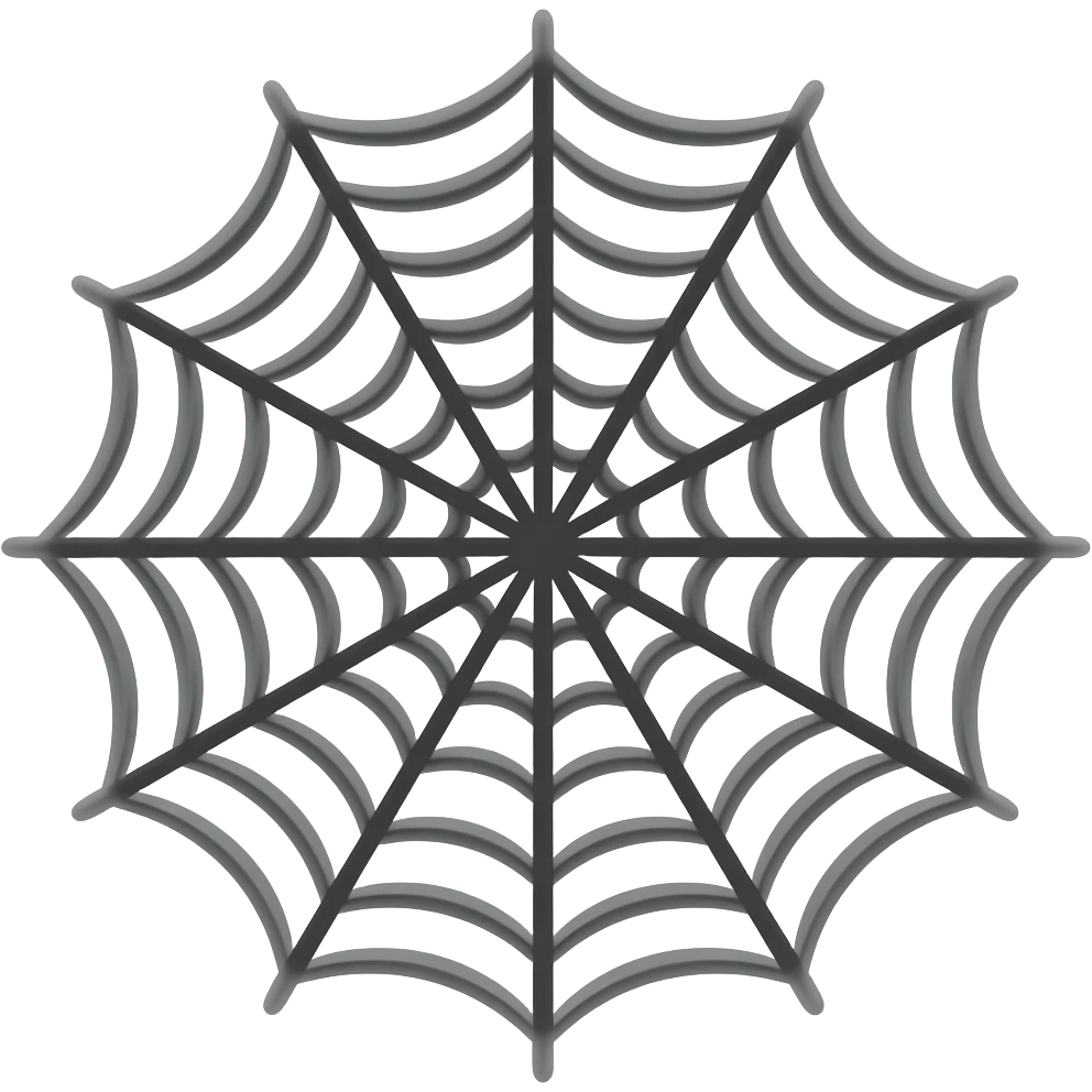 spider's web emoji