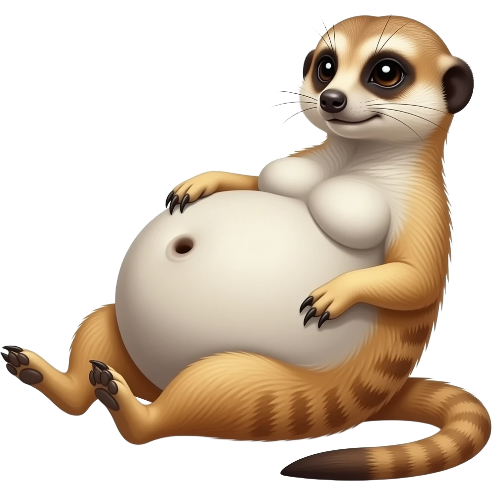 Make this girl Meerkat get stuffed,her belly will so big it would look like she has pregnancy bloating,dare to tickle that Meerkat girl’s bellybutton,her gut rumbling echoes loud so you can listen to that full tummy,Fat girl Meerkat rolls around. emoji