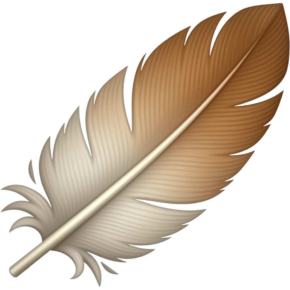 Feather emoji