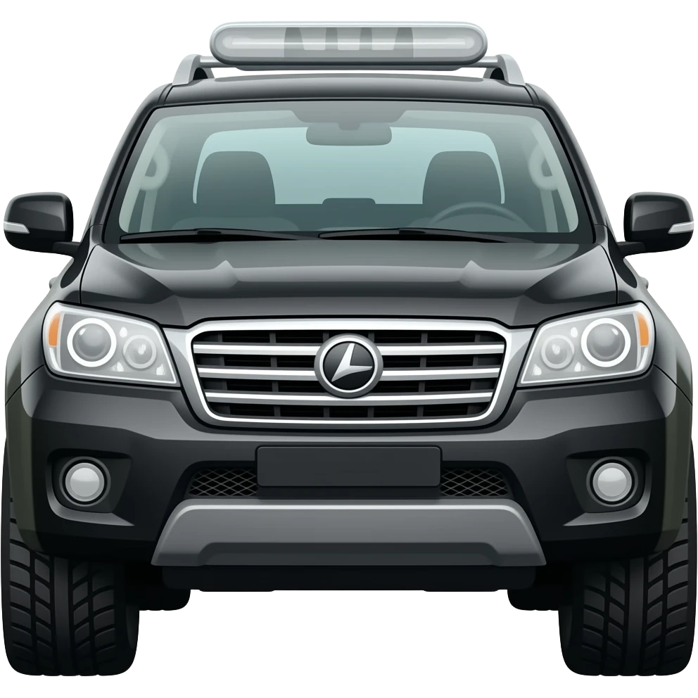 Thar car black emoji
