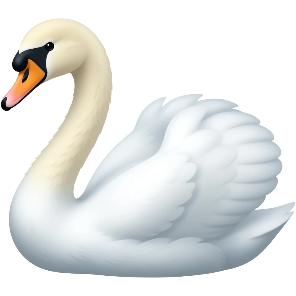 Right side swan emoji
