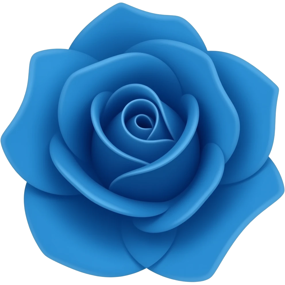 Rosa blu emoji