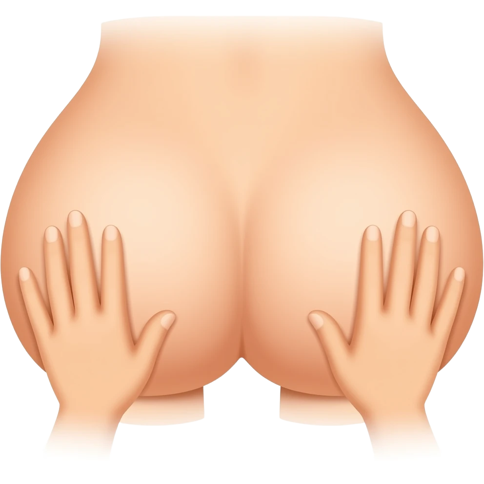Spread anus with hands emoji