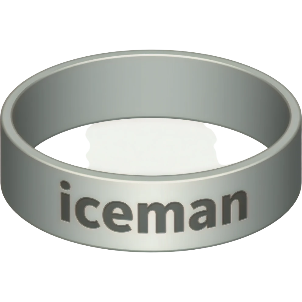 Write iceman on the bracelet emoji