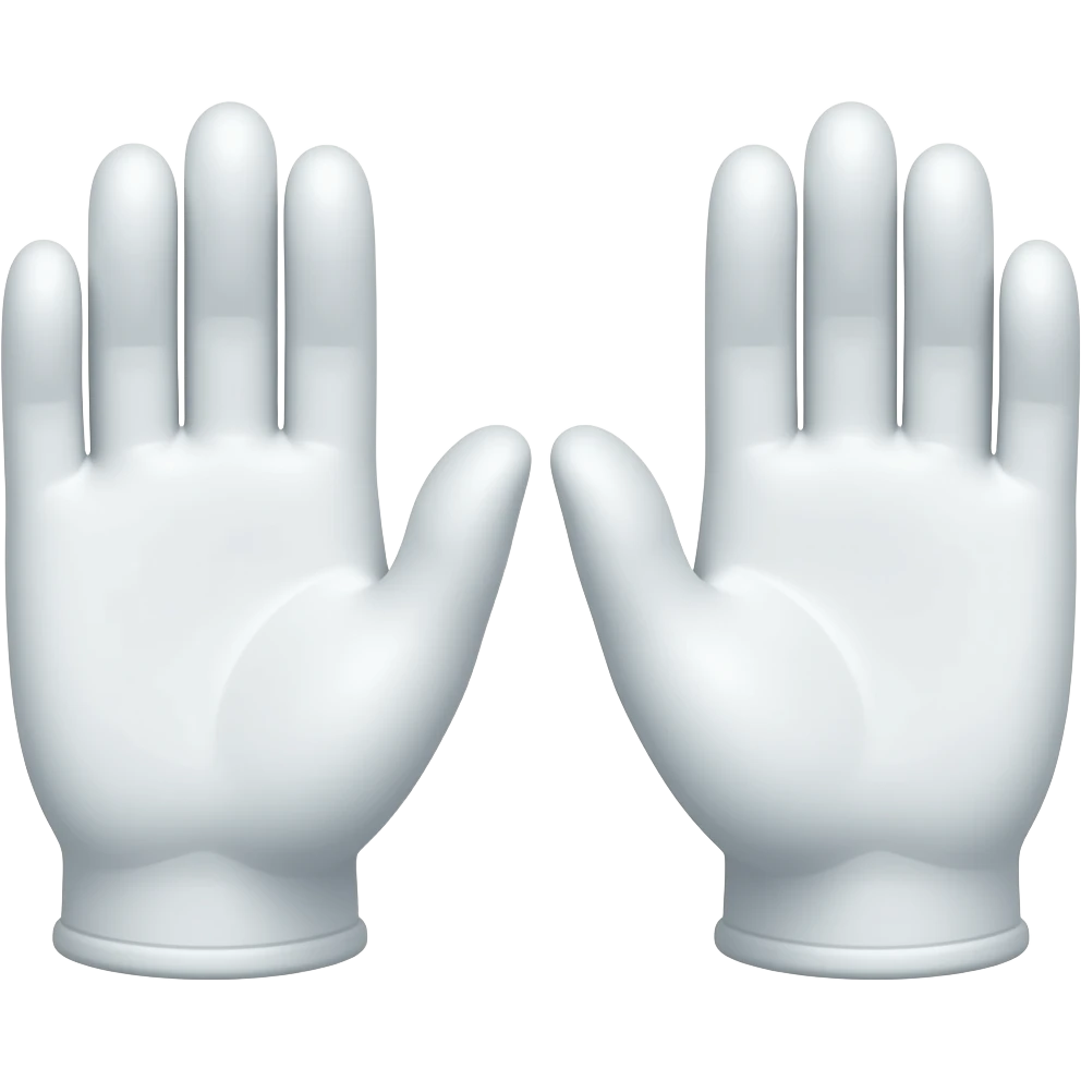 white gloves emoji