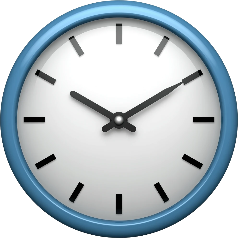 Clock it emoji