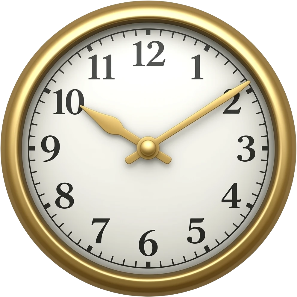 Clock it emoji
