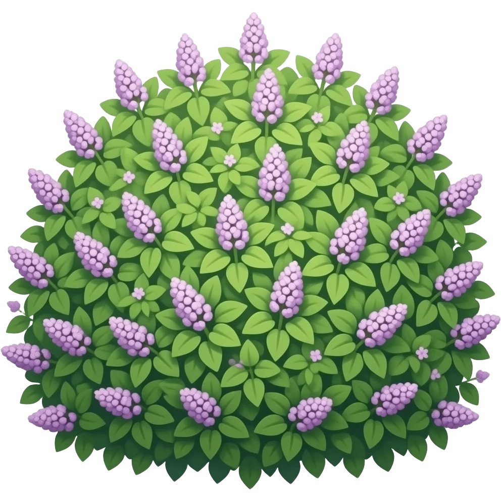 нарисуй сирень пышную emoji