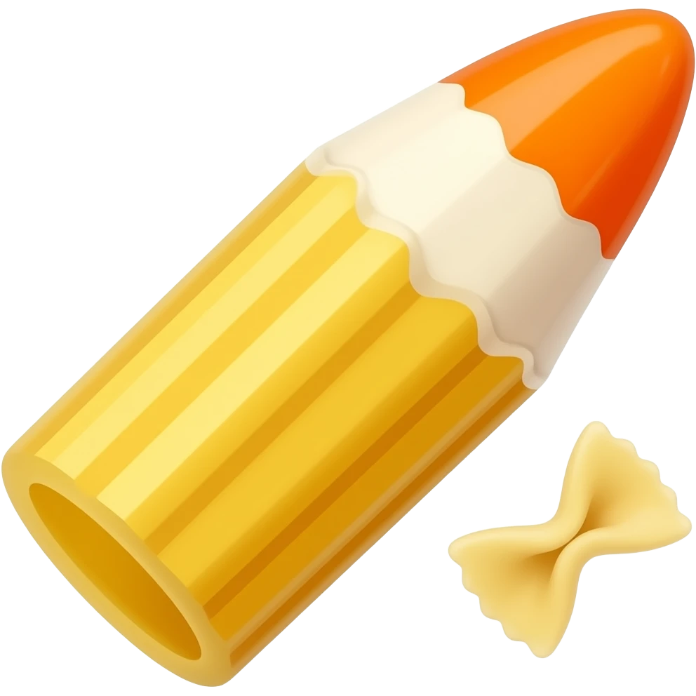 Macaroni crayon emoji