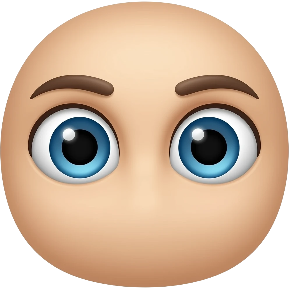 ojos sin cara ni nada emoji