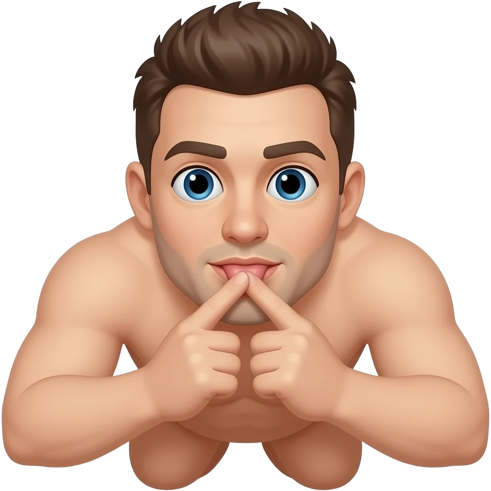 Masterbating emoji