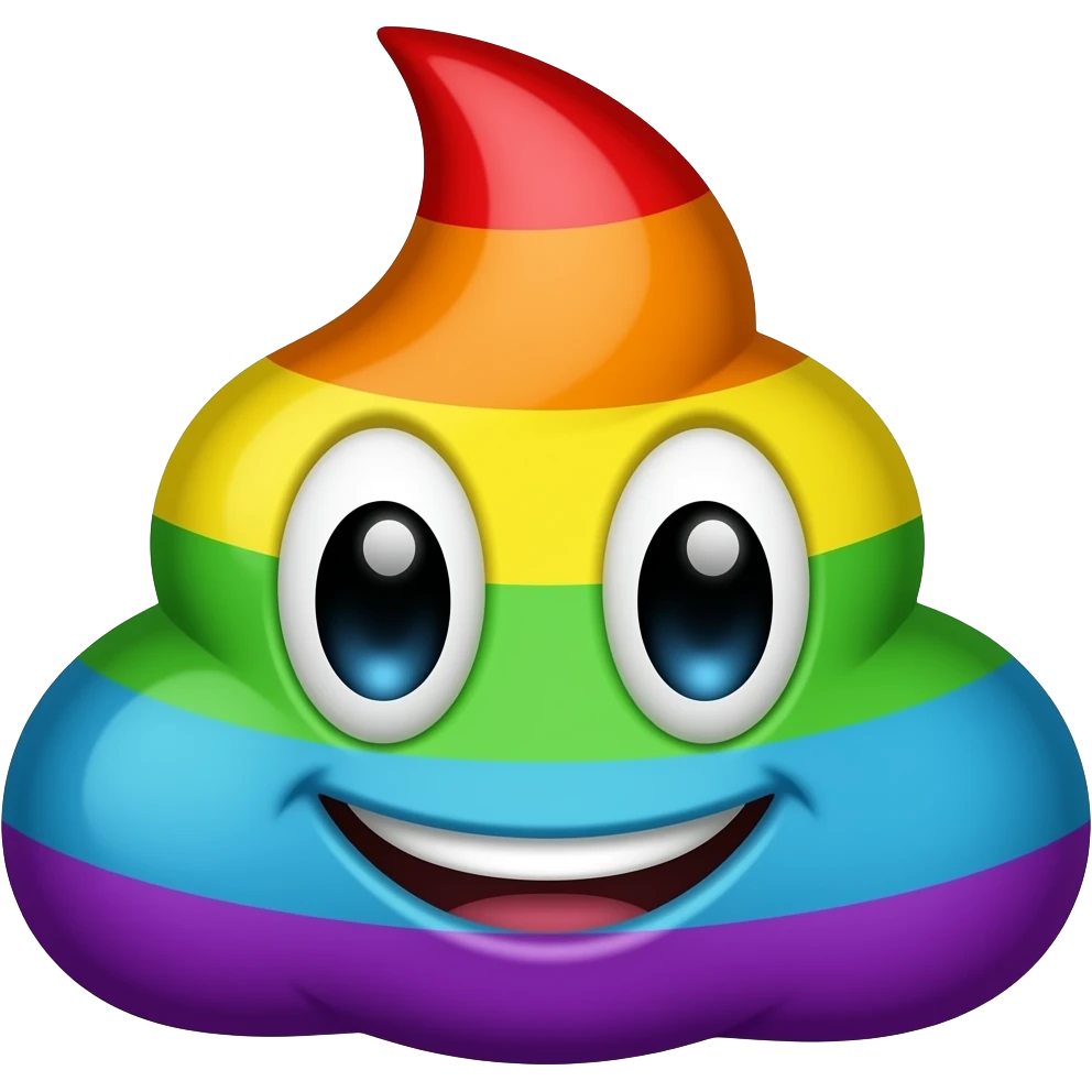 무지개똥 emoji