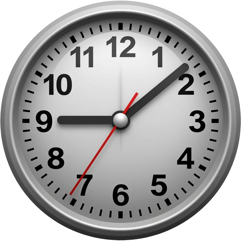 time emoji