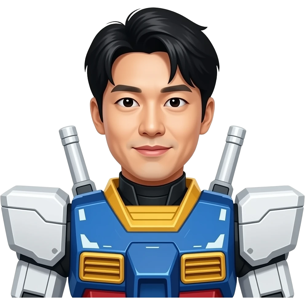 korean guy gundam emoji