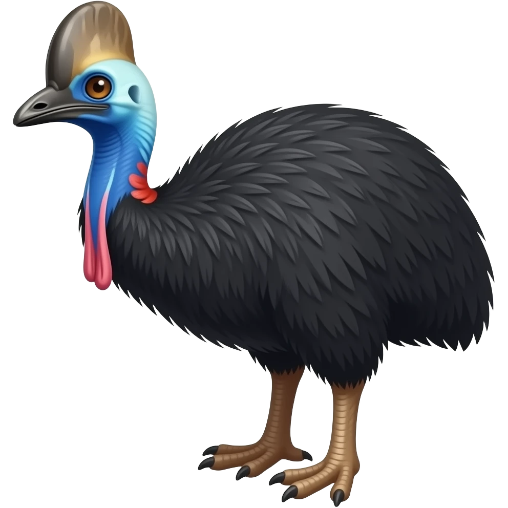 Cassowary emoji