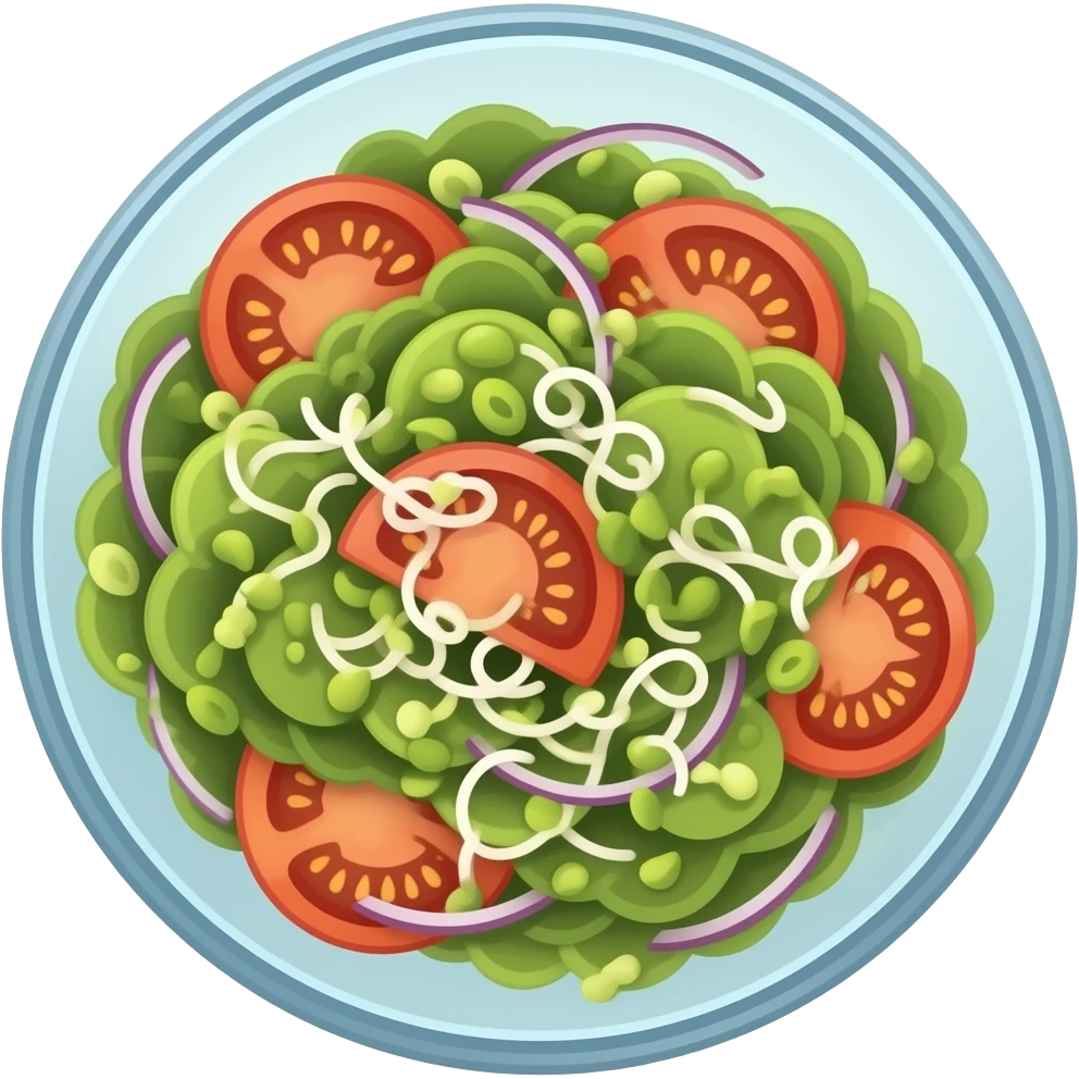 Moong Sprouts salad with tomato onion emoji