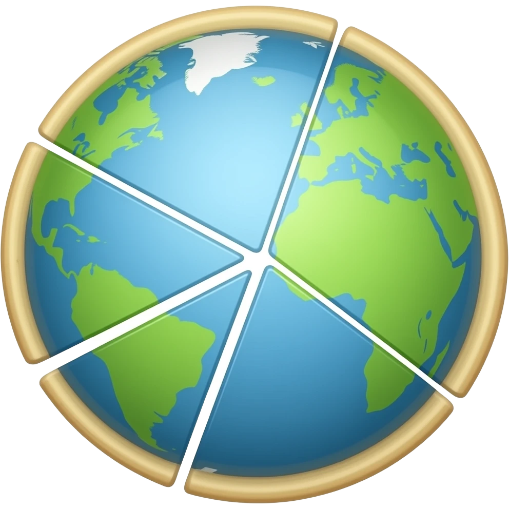 world as a pie emoji