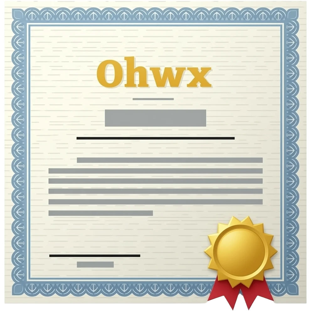 certificate emoji