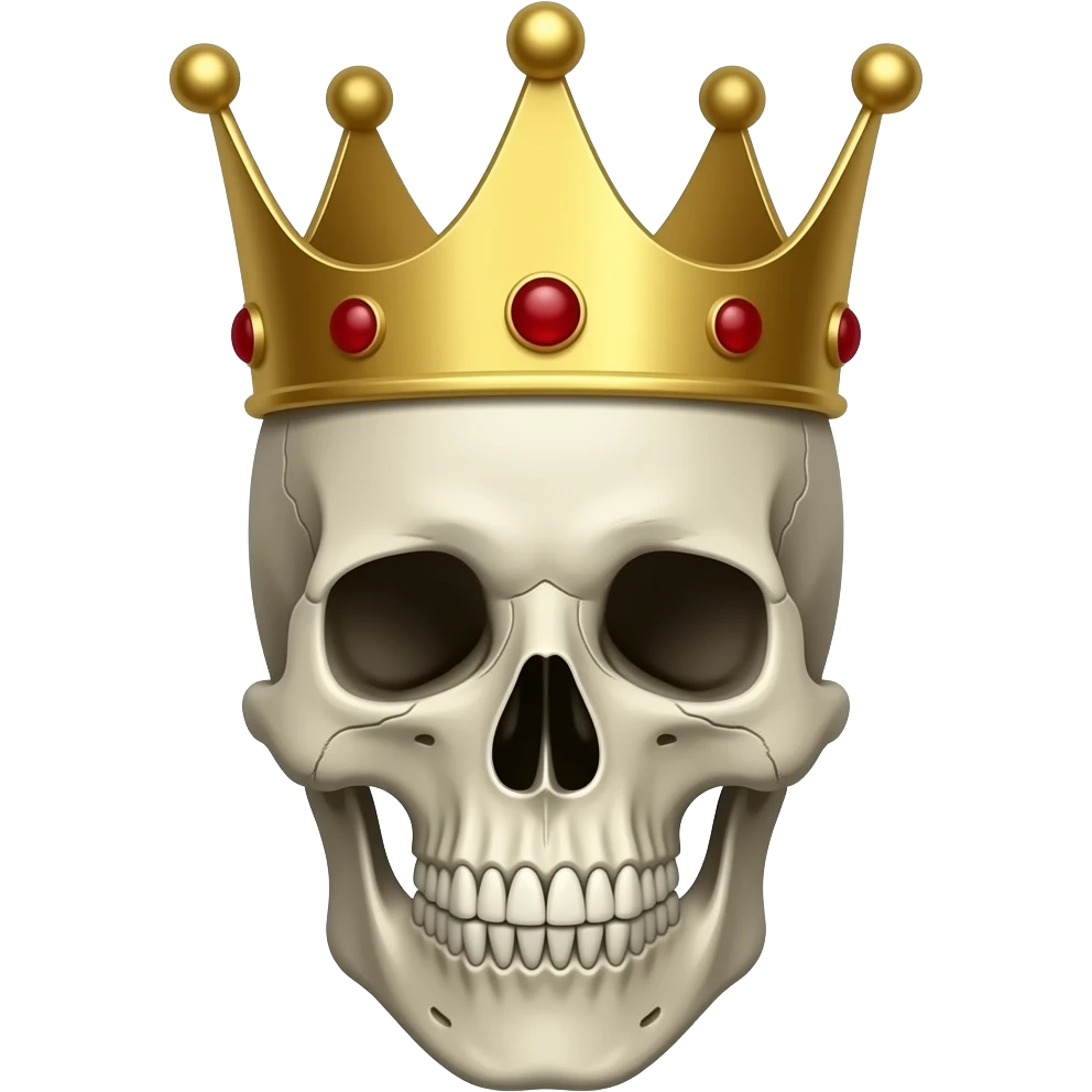 Skull king emoji