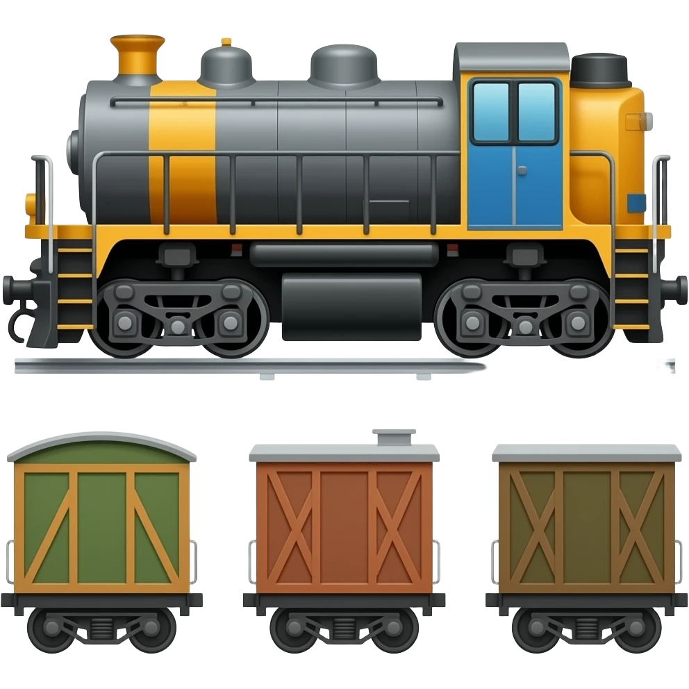 🚈🚃🚃🚃 emoji