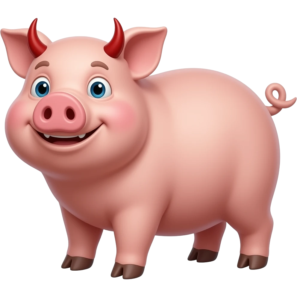 devil pig emoji