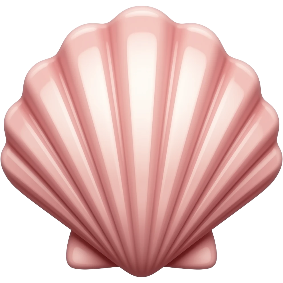 pink seashell emoji