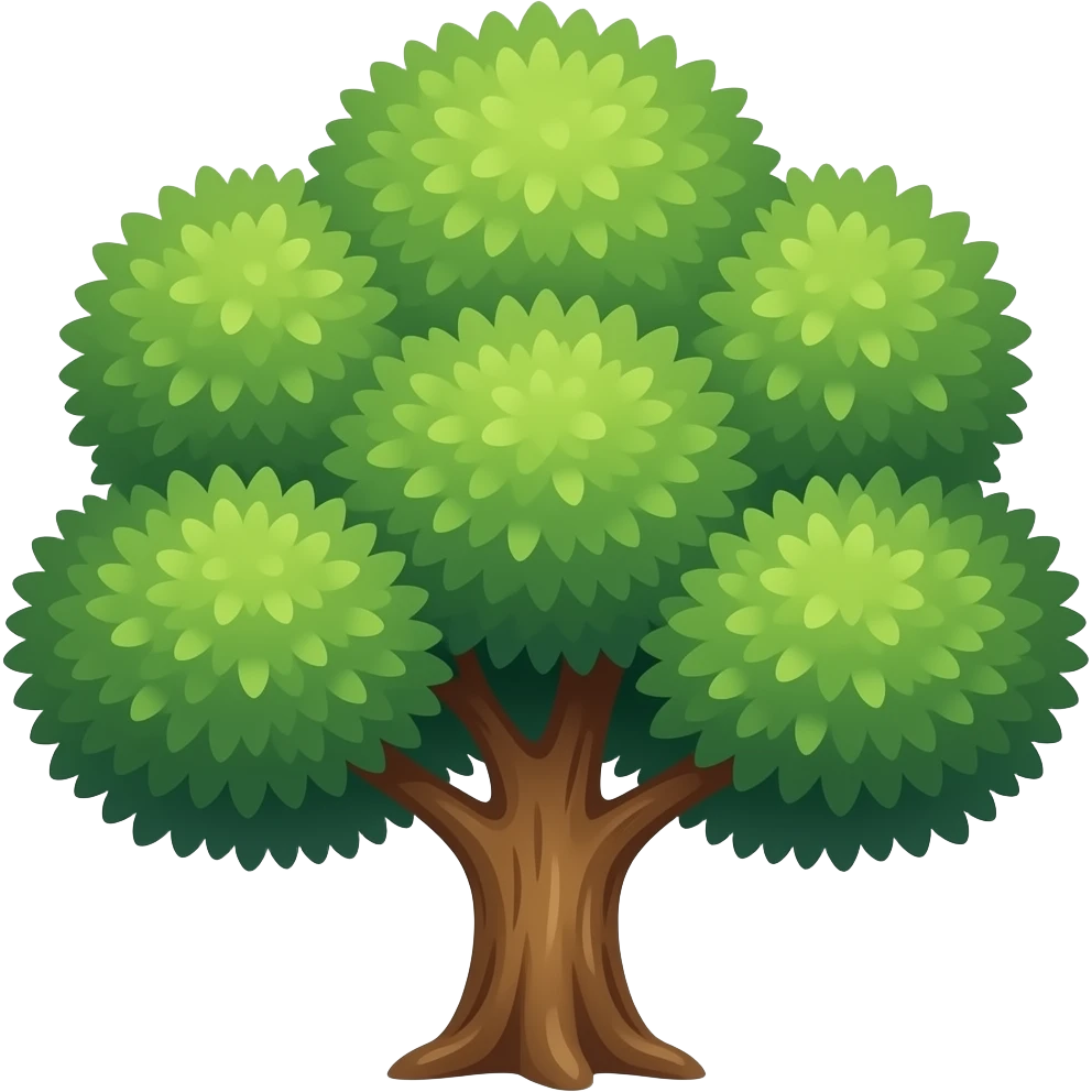 arbol verano emoji