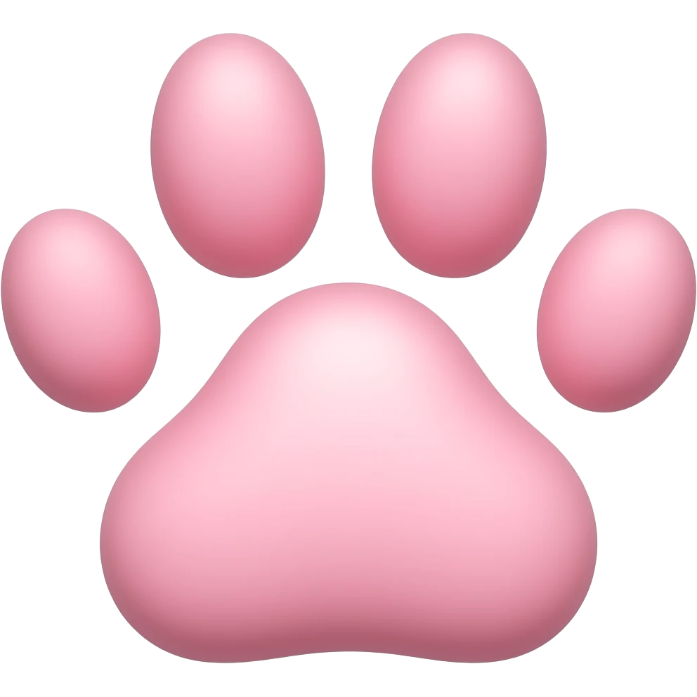 🐾 rosa bebê emoji
