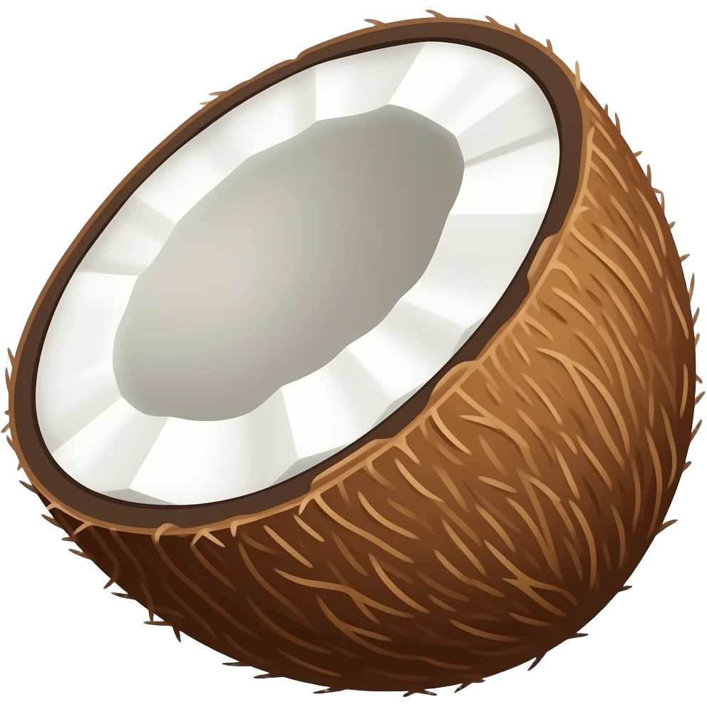 Coconut emoji