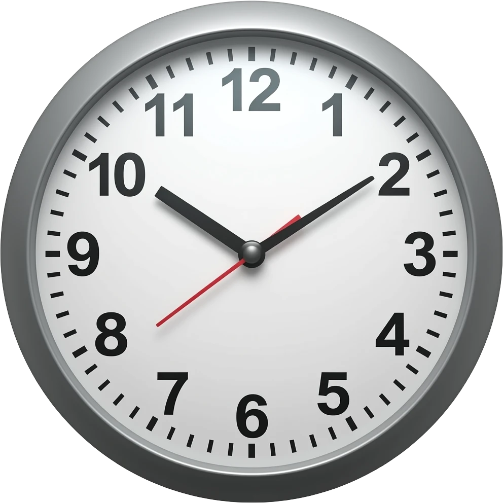 digital clock emoji