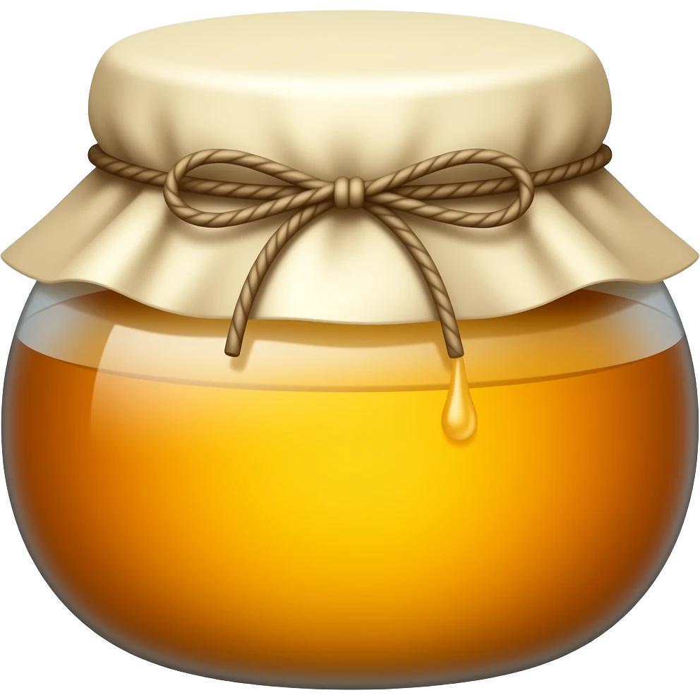 Create high-quality glossy emojis with a vibrant modern style.Make the emojis look premium, shiny, and eye-catching with bright highlights, smooth gradients, soft reflections, and glowing details. Honey emoji emoji