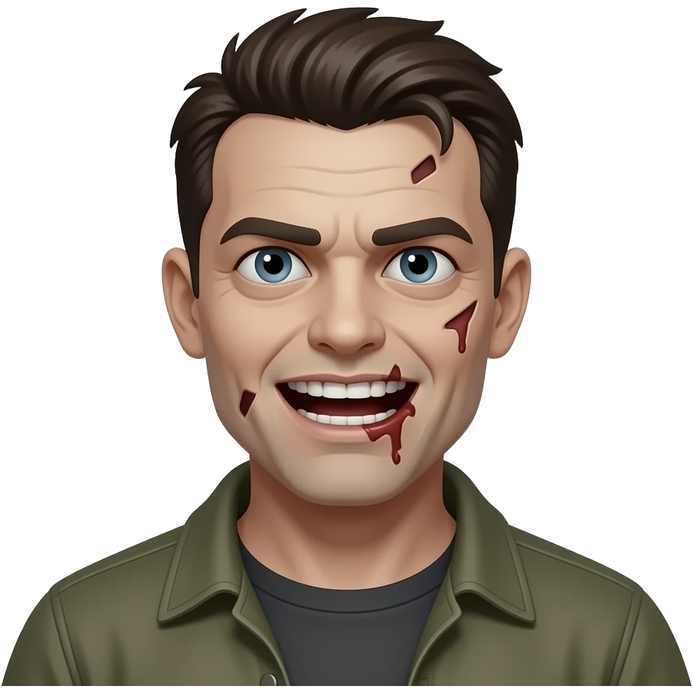 Zombie man emoji