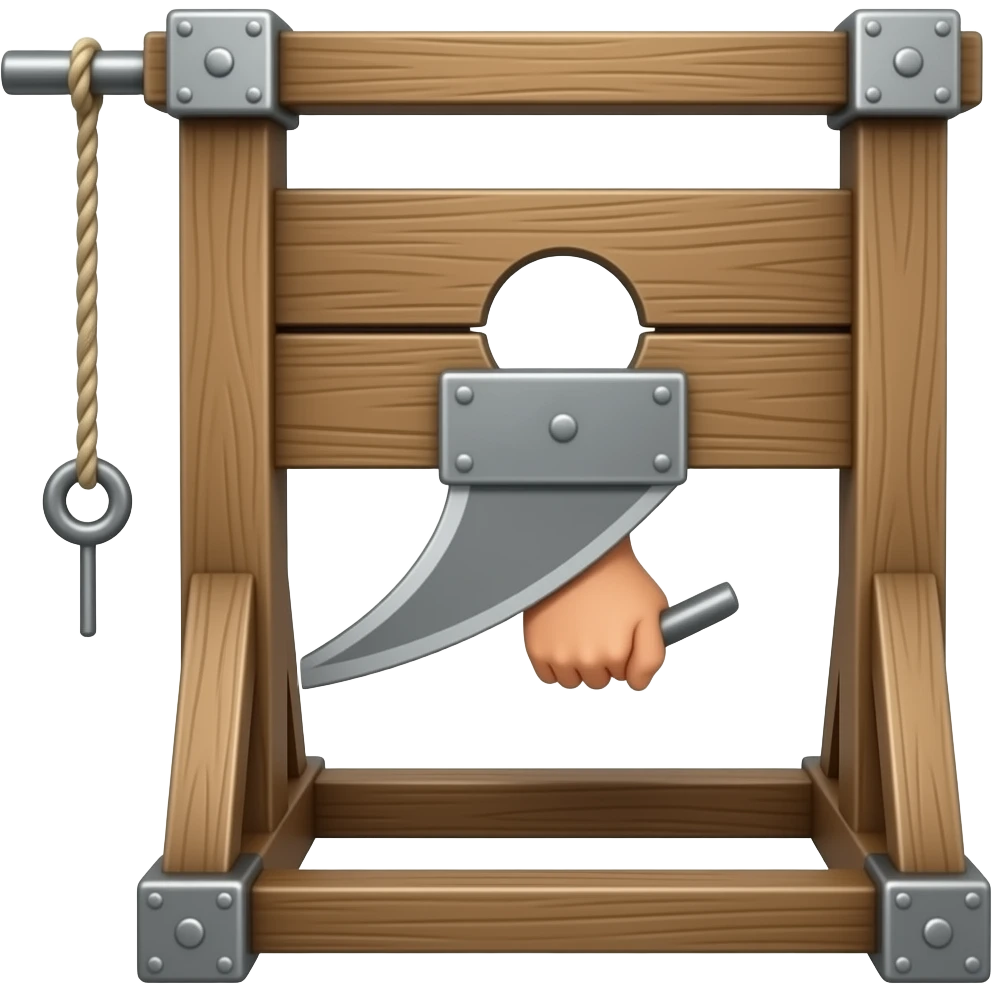 guillotine emoji