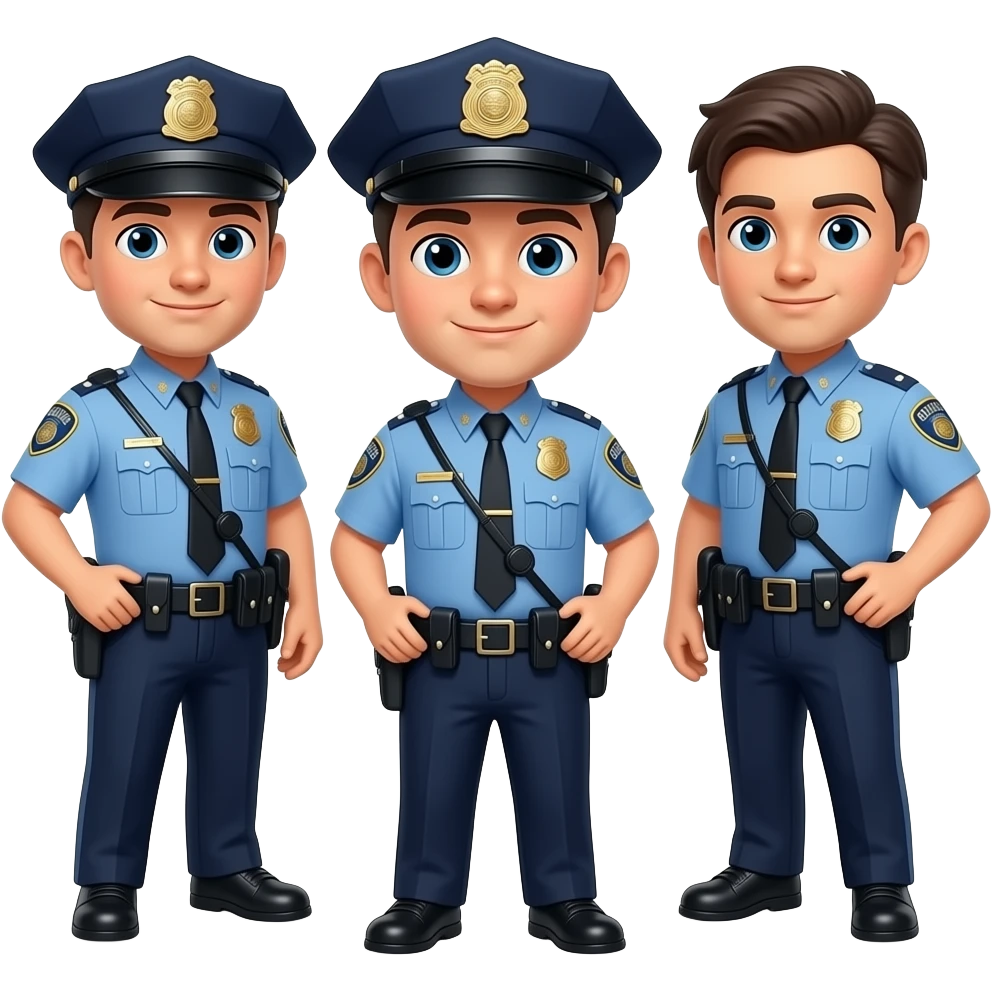 3 loon officers emoji