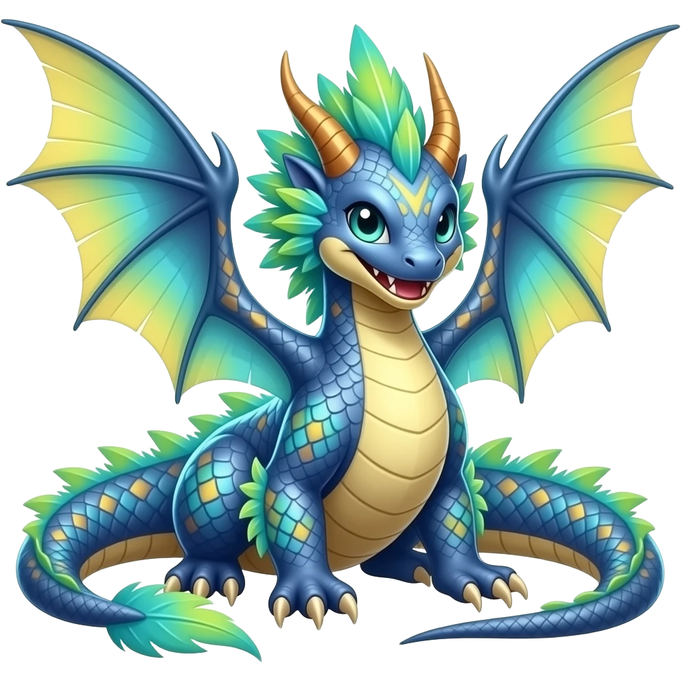 Shiny exotic feathery tropical bioluminescent edgy cool Salandit-Salamence-Ekans-Seviper-Salazzle-Fakemon-hybrid emoji